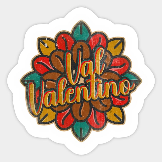 Val Valentino Coffee Sticker by Testeemoney Artshop